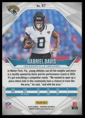 Gabriel Davis 2024 Panini Phoenix #57 Jacksonville Jaguars
