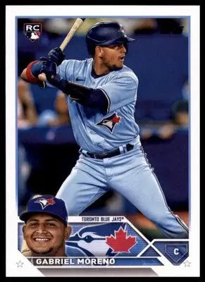 Gabriel Moreno Rookie 2023 Topps #169 Toronto Blue Jays - Baseball Card Single
