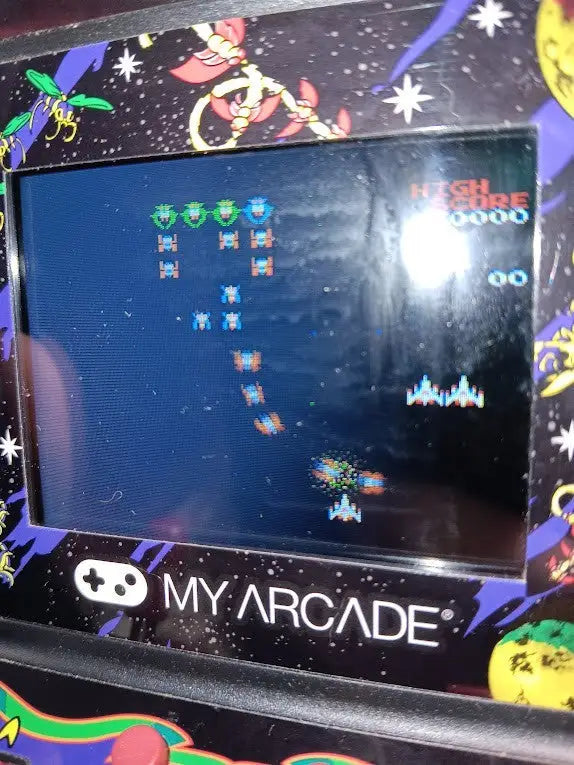 Galaga Mini My Arcade Cabinet Game Machine Retro Micro Player Tested Working