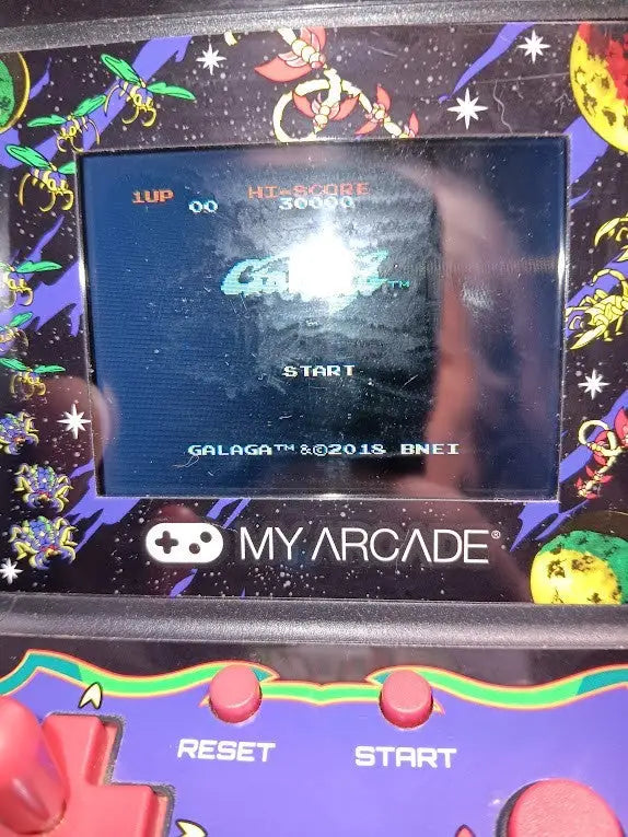 Galaga Mini My Arcade Cabinet Game Machine Retro Micro Player Tested Working