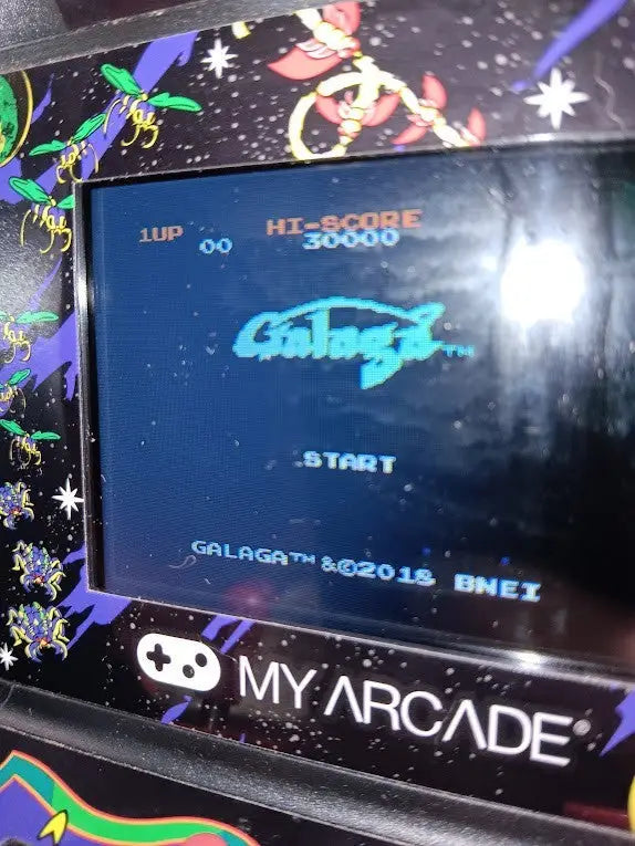 Galaga Mini My Arcade Cabinet Game Machine Retro Micro Player Tested Working