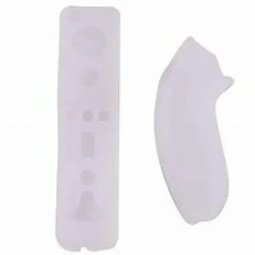 White silicone Wii remote covers on GameFitz Silicon Case for Wii Controllers with MotionPlus