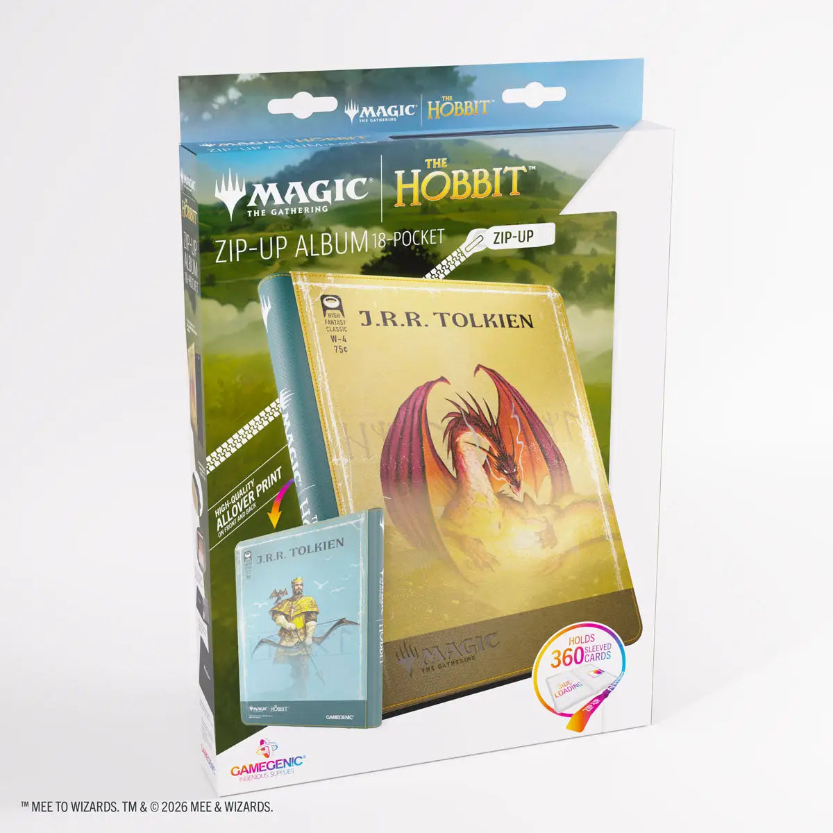 Gamegenic: 18 Pocket Zip-Up Album - MTG The Hobbit (Gleaming Splendor/King of Dale) - Other