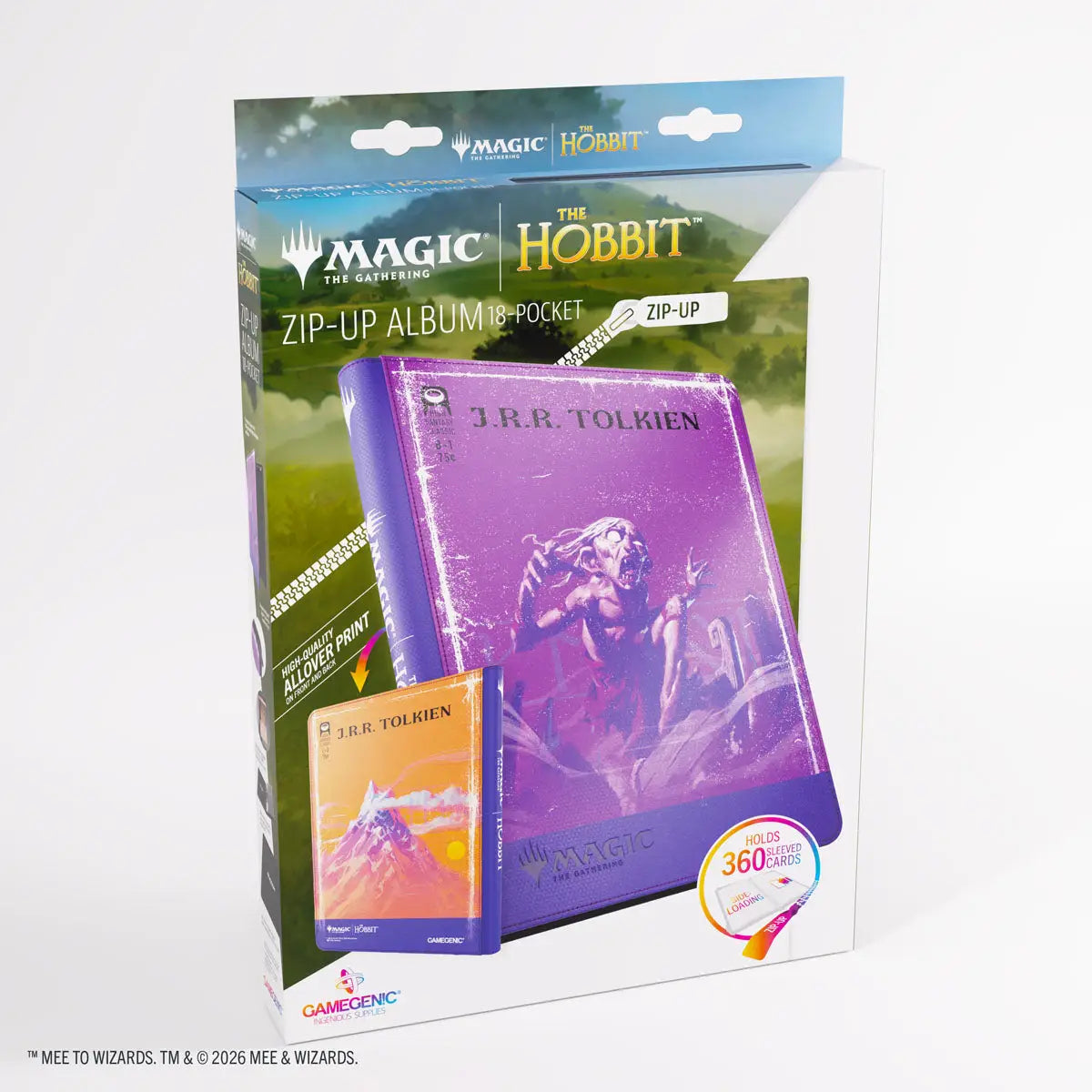 Gamegenic: 18 Pocket Zip-Up Album - MTG The Hobbit (Gollum/The Lonely Mountain) - Other