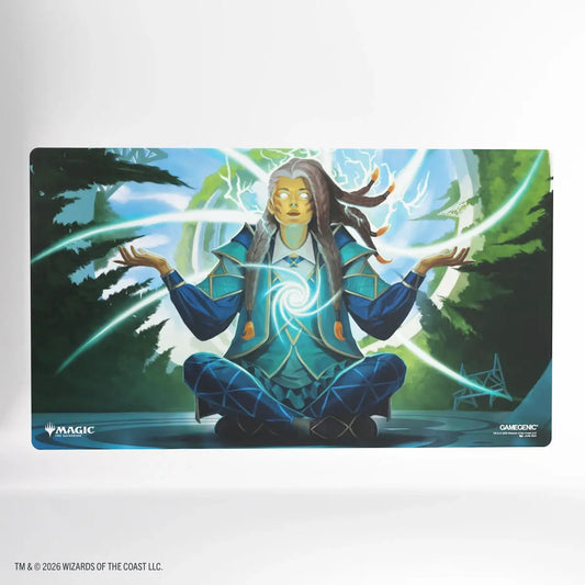 Gamegenic MTG Secrets of Strixhaven Prime Playmat - Tam Observant Sequencer - Gaming Supplies - Playmat