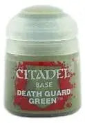 Citadel Death Guard Green base paint pot for Warhammer models