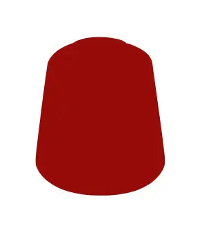 Red paint pot from Games Workshop Citadel Paint Base Paint Mephiston Red