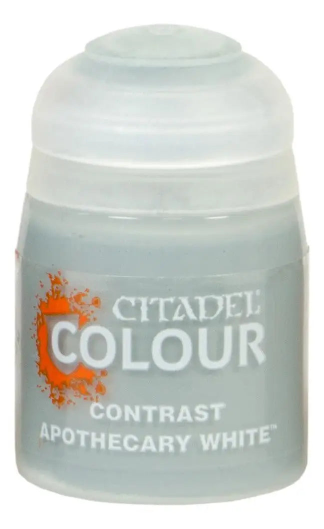 Citadel Apothecary White Contrast Paint in 18ML bottle for miniature painting