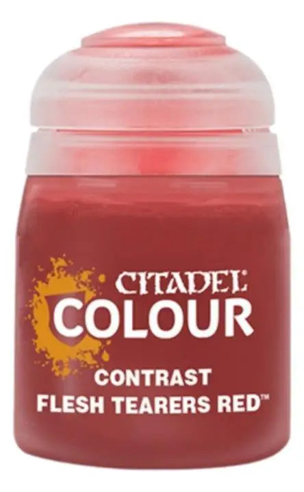 Games Workshop Citadel Paint Contrast: FLESH TEARERS RED (18ML) - Paint