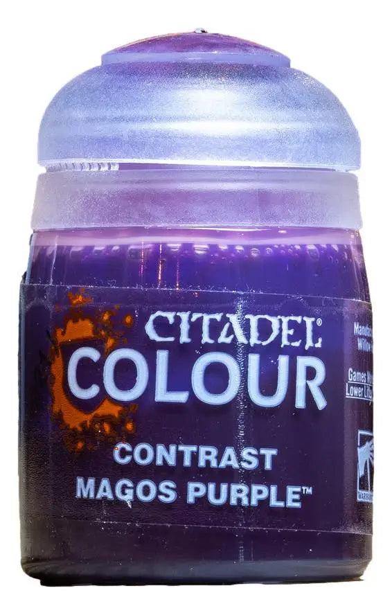 Purple Citadel paint pot for Games Workshop Citadel Paint Contrast Magos Purple 18ML