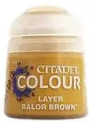 Citadel Balor Brown Paint Pot from Games Workshop Citadel Layer Paint 12ML