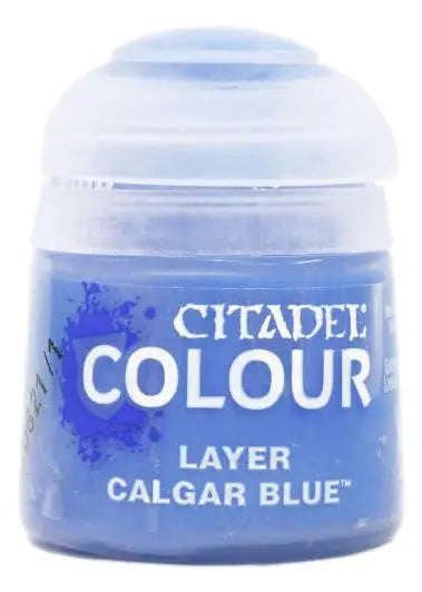Citadel Calgar Blue paint pot from Games Workshop for miniature painting