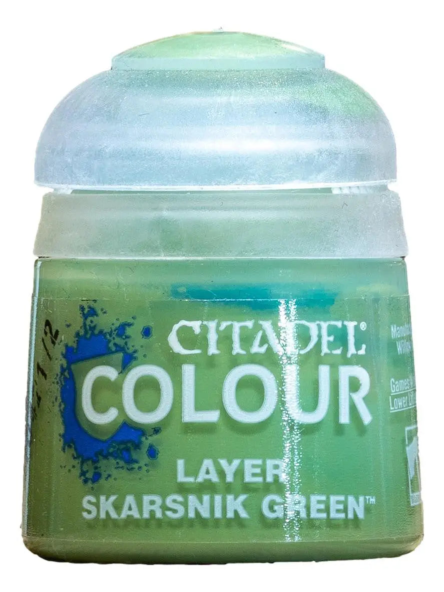 Citadel Skarsnik Green paint pot from Games Workshop Citadel Layer Paint 12ml