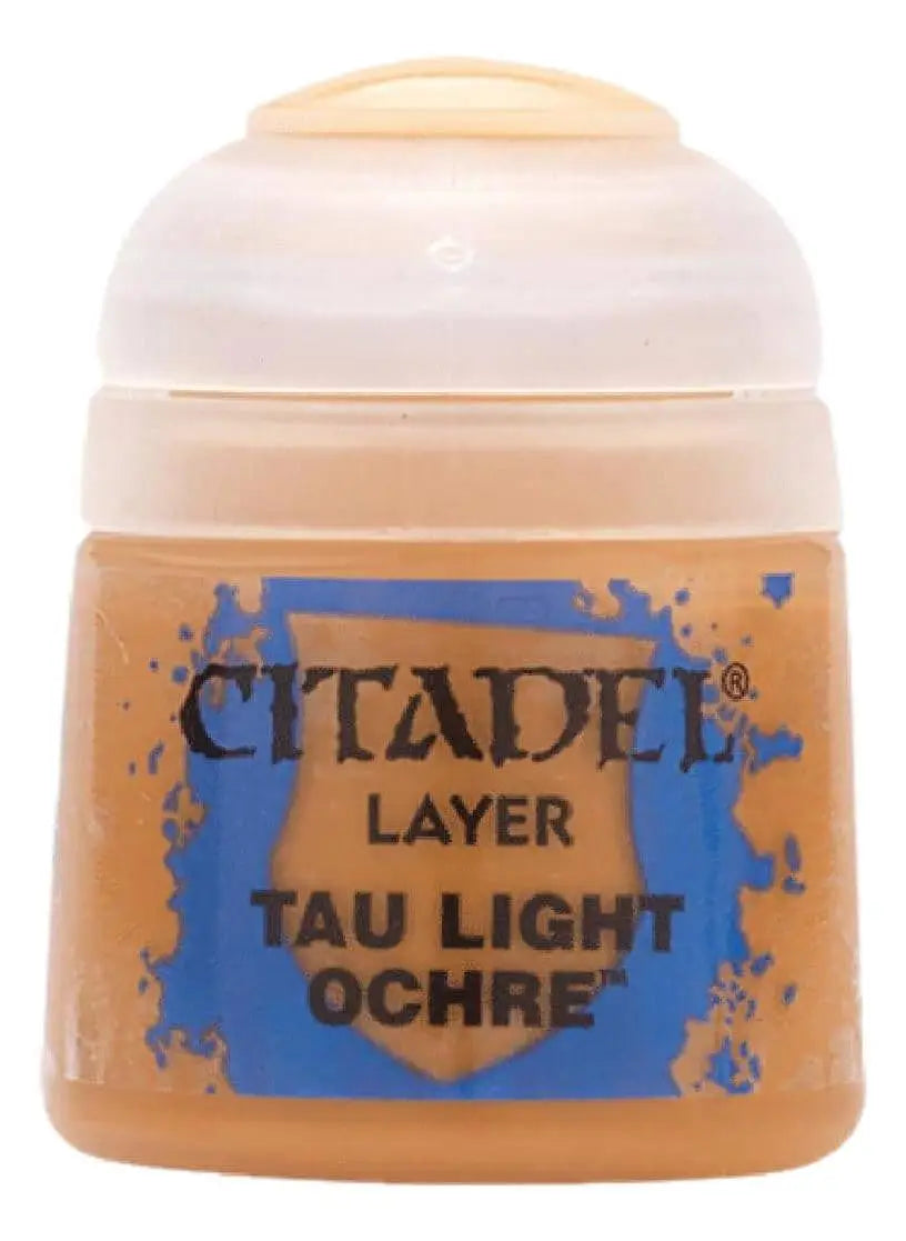 Citadel Tau Light Ochre paint pot from Games Workshop Tau Layer Paint collection