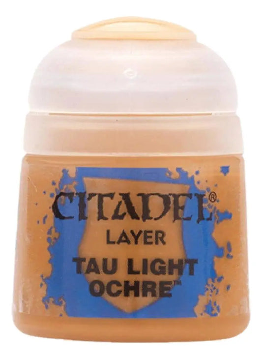 Citadel Tau Light Ochre paint pot from Games Workshop Tau Layer Paint collection
