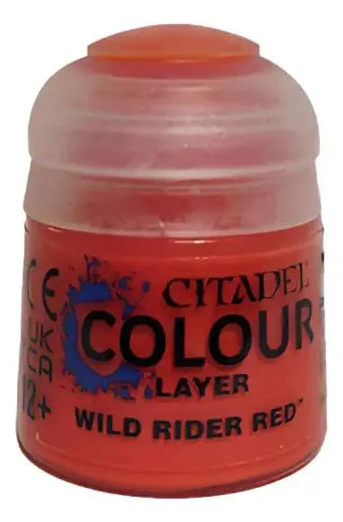 Games Workshop Citadel Paint Layer Paint: WILD RIDER RED 12ML