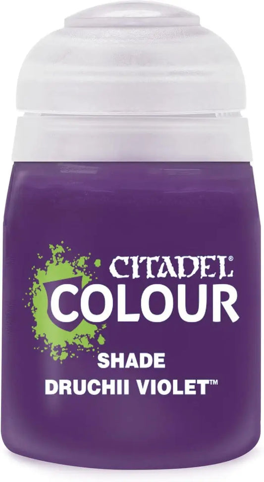 Purple Citadel Shade Paint Pot for Games Workshop Druchii Violet 18ML