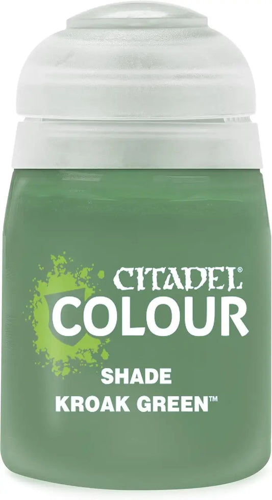 Games Workshop Citadel Paint Shade Paint: KROAK GREEN (18ML) - Paint