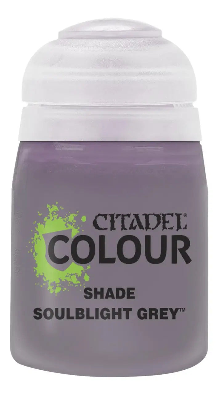 Games Workshop Citadel Shade Paint Soulblight Grey 18ml bottle for miniatures