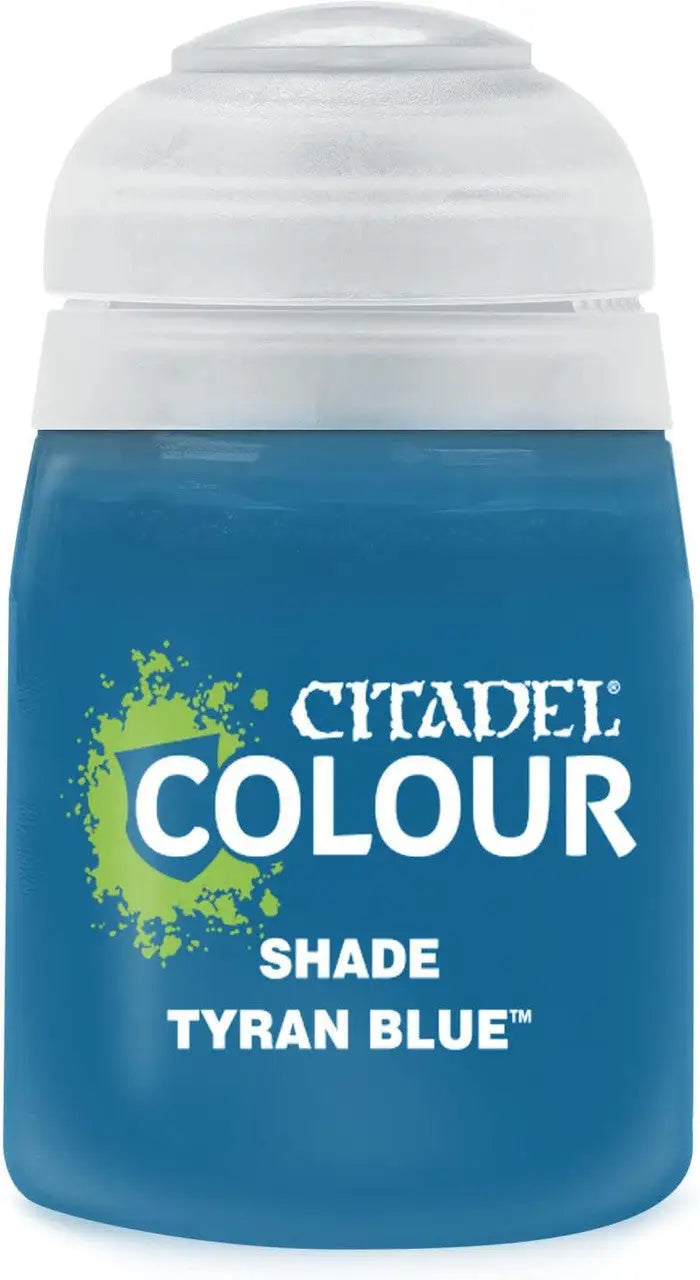 Games Workshop Citadel Paint Shade Paint: TYRAN BLUE (18ML)