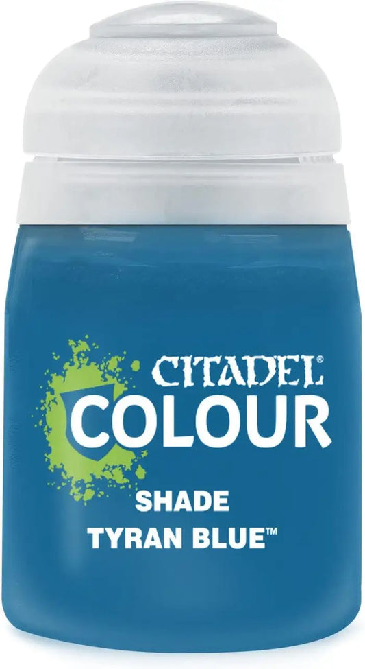 Games Workshop Citadel Paint Shade Paint: TYRAN BLUE (18ML)