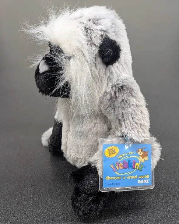 Ganz Webkinz HM226 Grey Langur Stuffed Animal - Code Unused & Sealed - Action Figure & Toy