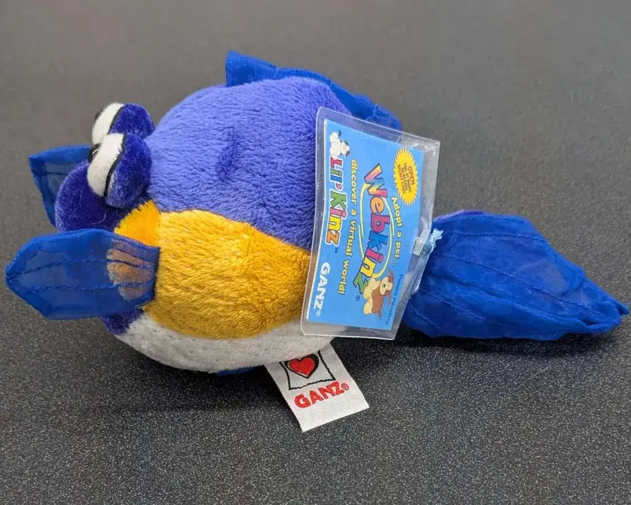 Ganz Webkinz HS512 Purple Goldfish Stuffed Animal - Code Unused & Sealed - Action Figure & Toy