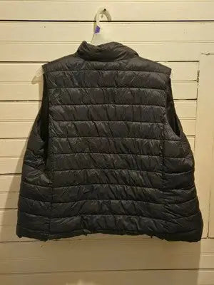 Gap Vest Mens XXL Black Quilted Puffer Lightweight Zippered Sleeveless Outerwear - Apparel