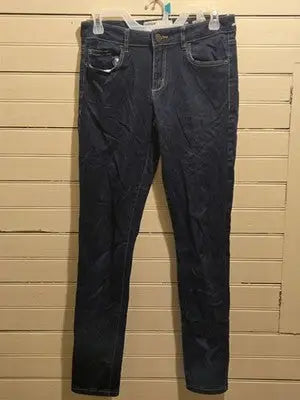 Garage Jeans Womens 7 Dark Blue Skinny Stretch Premium Denim Super Soft Comfort - Apparel