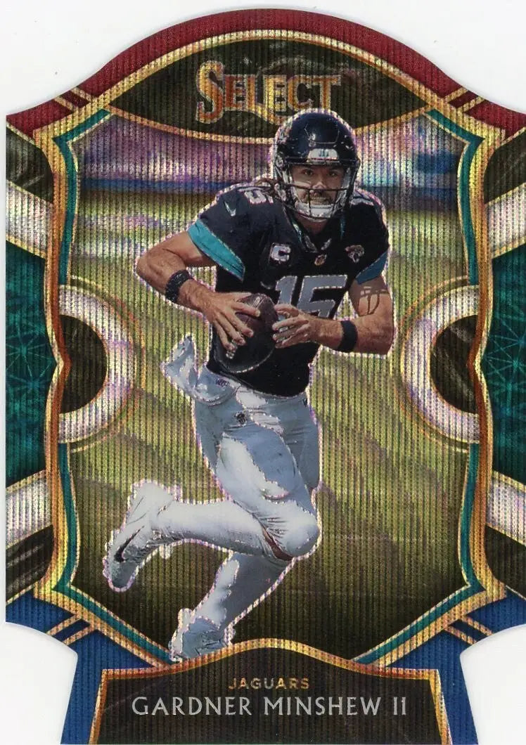 Gardner Minshew II 2020 Panini Select Tri Color Die Cut Concourse #32 Jaguars