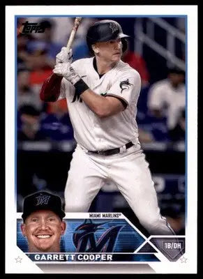 Garrett Cooper 2023 Topps #321 Miami Marlins - Baseball Card Single