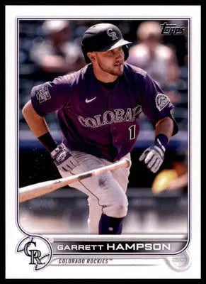 Garrett Hampson 2022 Topps #234 Colorado Rockies - Baseball Card Single