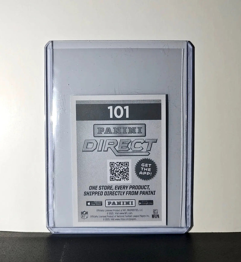 Garrett Wilson 2025 Panini NFL #101 Foil Sticker New York Jets