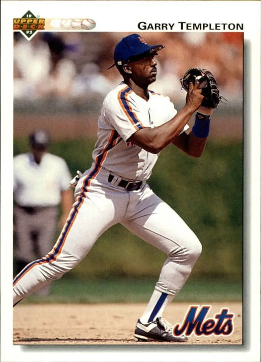 Garry Templeton 1992 Upper Deck MLB #411 Baseball Card New York Mets - Baseball Card Single