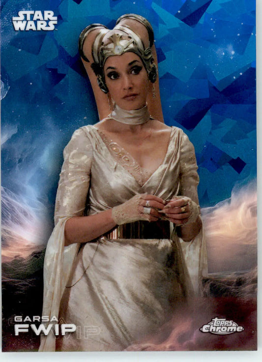 Garsa Fwip - 2025 Topps Chrome Sapphire Edition Star Wars - #48 - Non_sport - Star Wars Card Single