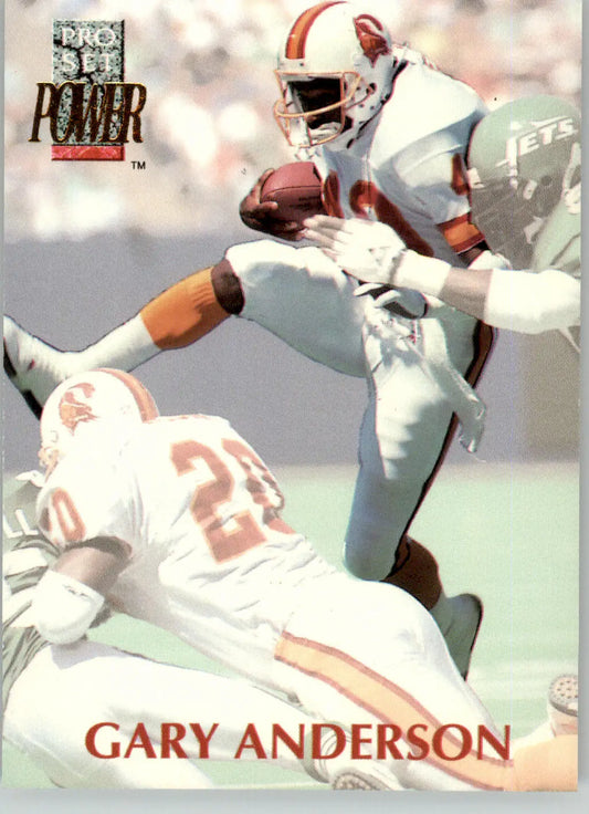Gary Anderson - 1992 Pro Set Power - #140 - Football - Football Card Single