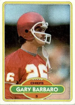 Gary Barbaro - 1980 Topps - #308 - Football - Football Card Single