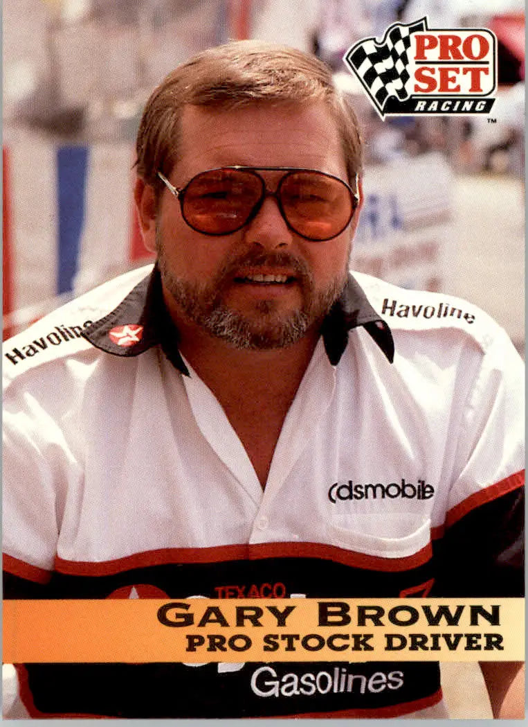 Gary Brown - 1992 Pro Set NHRA - #75 - Racing - Racing Card Single