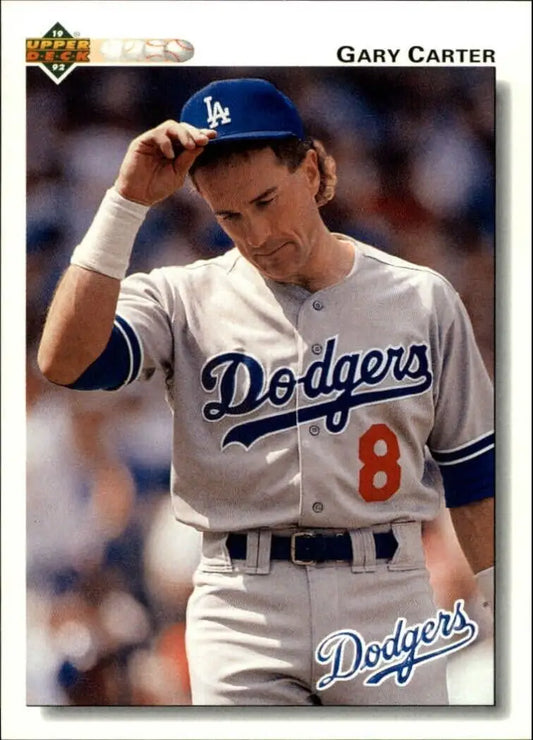 Gary Carter 1992 Upper Deck MLB #267 Baseball Card Los Angeles Dodgers - Baseball Card Single