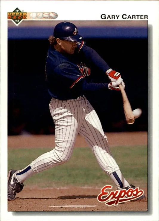 Gary Carter 1992 Upper Deck MLB #767 Baseball Card Montreal Expos - Baseball Card Single