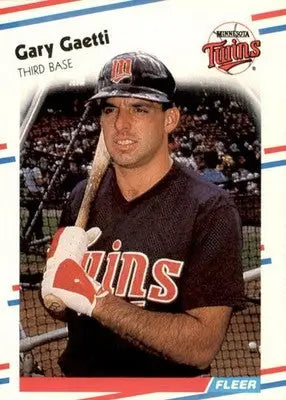 Gary Gaetti - 1988 Fleer - #10 - Baseball - Baseball Card Single