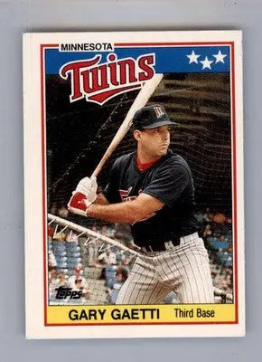 Gary Gaetti - 1988 Topps UK Minis - #25 - Baseball - Baseball Card Single