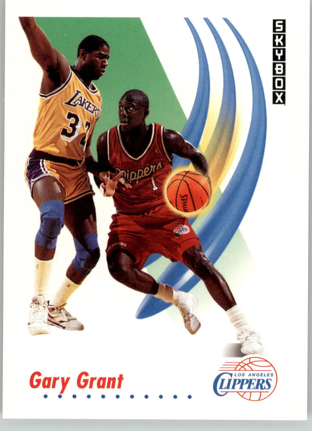 Gary Grant - 1991-92 SkyBox - #124 - Basketball - Basketball Card Single