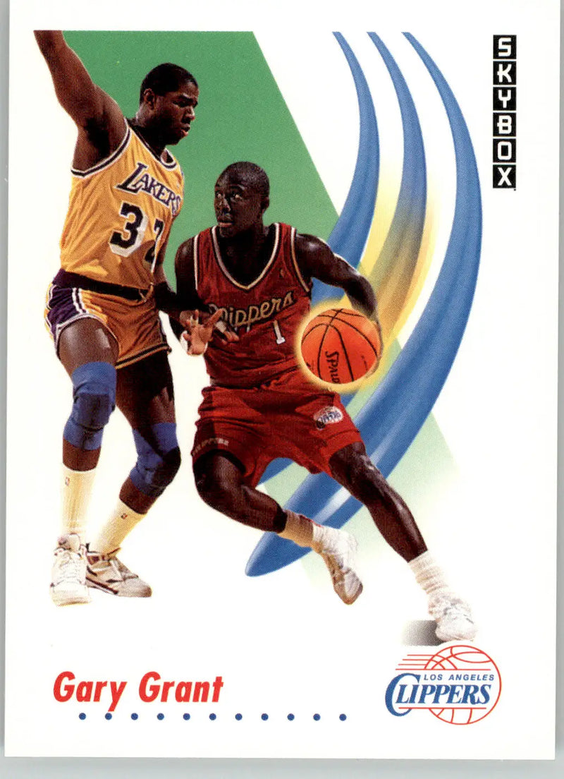 Gary Grant - 1991-92 SkyBox - #124 - Basketball - Basketball Card Single