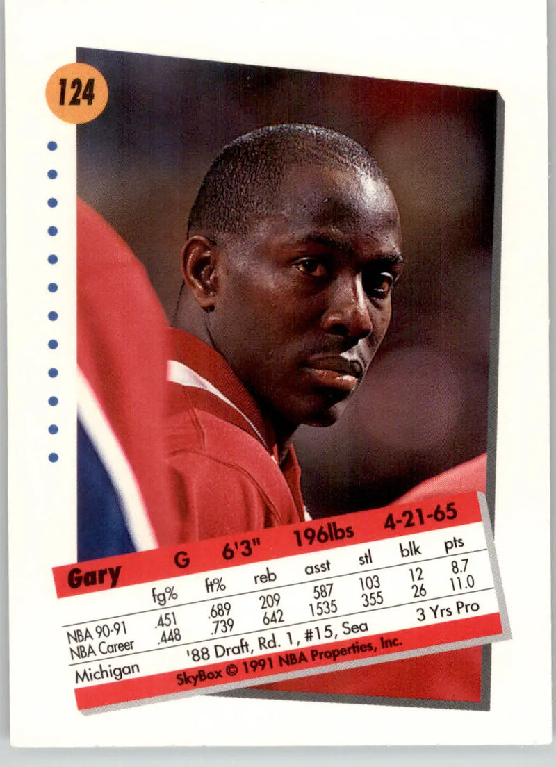 Gary Grant - 1991-92 SkyBox - #124 - Basketball - Basketball Card Single