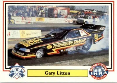 Gary Litton - 1990 Checkered Flag IHRA - #53 - Racing - Racing Card Single
