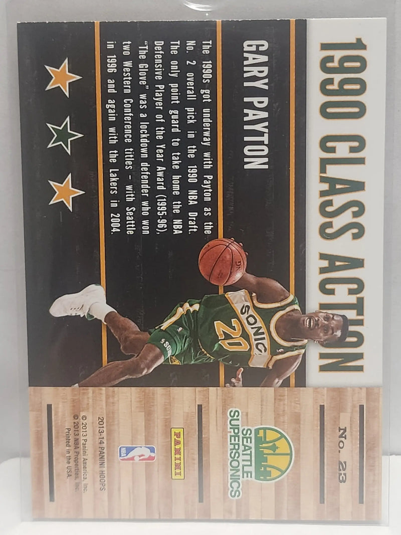 Gary Payton 2013 Panini Hoops Buyback Auto #3/5 - Basketball Card Single