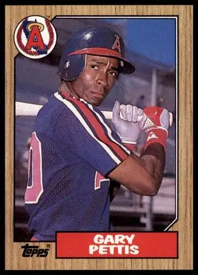 Gary Pettis 1987 Topps #278 California Angels - Baseball Card Single