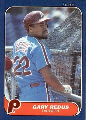 Gary Redus - 1986 Fleer Update - #U-94 - Baseball - Baseball Card Single