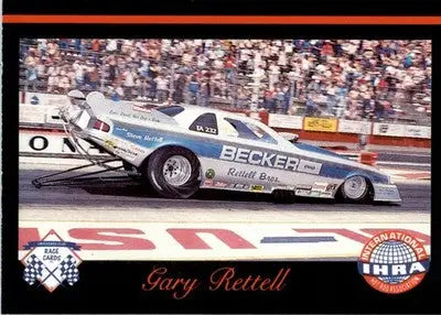 Gary Rettell - 1989 Checkered Flag IHRA - #14 - Racing - Racing Card Single